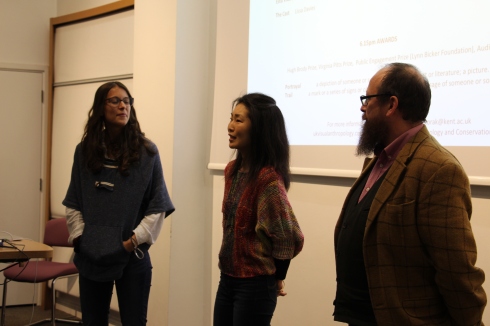 Lucia Munoz- Sueiro, Tomoko Obata and Christopher de Coulon Berthoud during the Q&A.